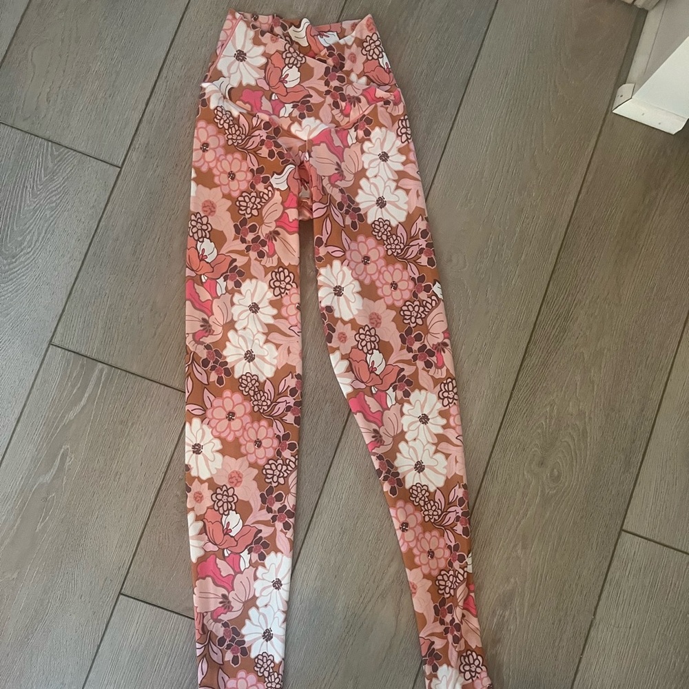 Aerie xs pants floral offline euc worn once